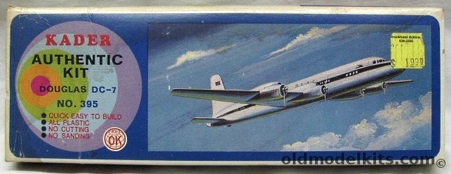 Kader 1/150 Douglas DC-7 - BOAC, 395 plastic model kit
